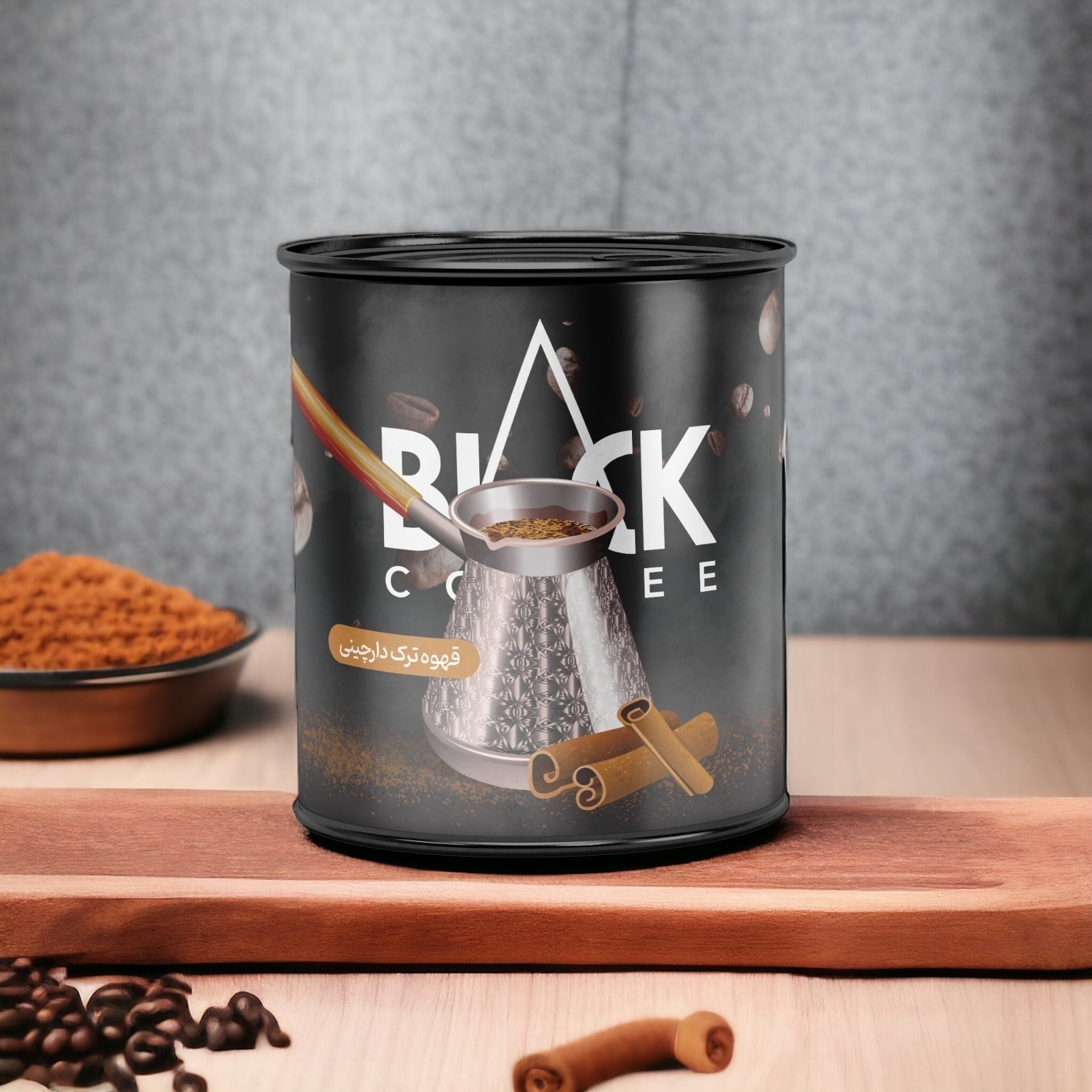  خرید قهوه ترک دارچینی بلک کافی Black Coffee Iran 