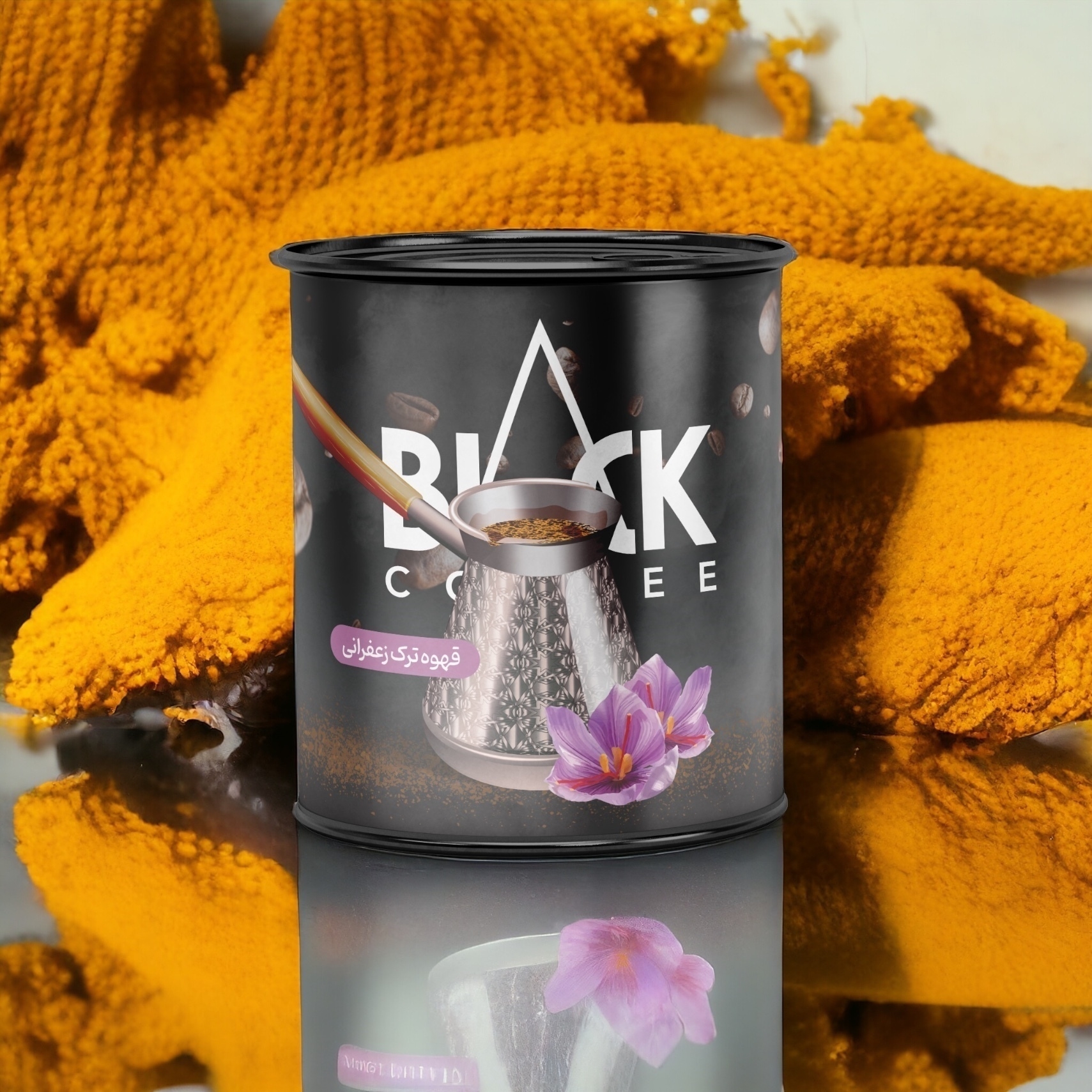  خرید قهوه ترک زعفران بلک کافی Black Coffee Iran 