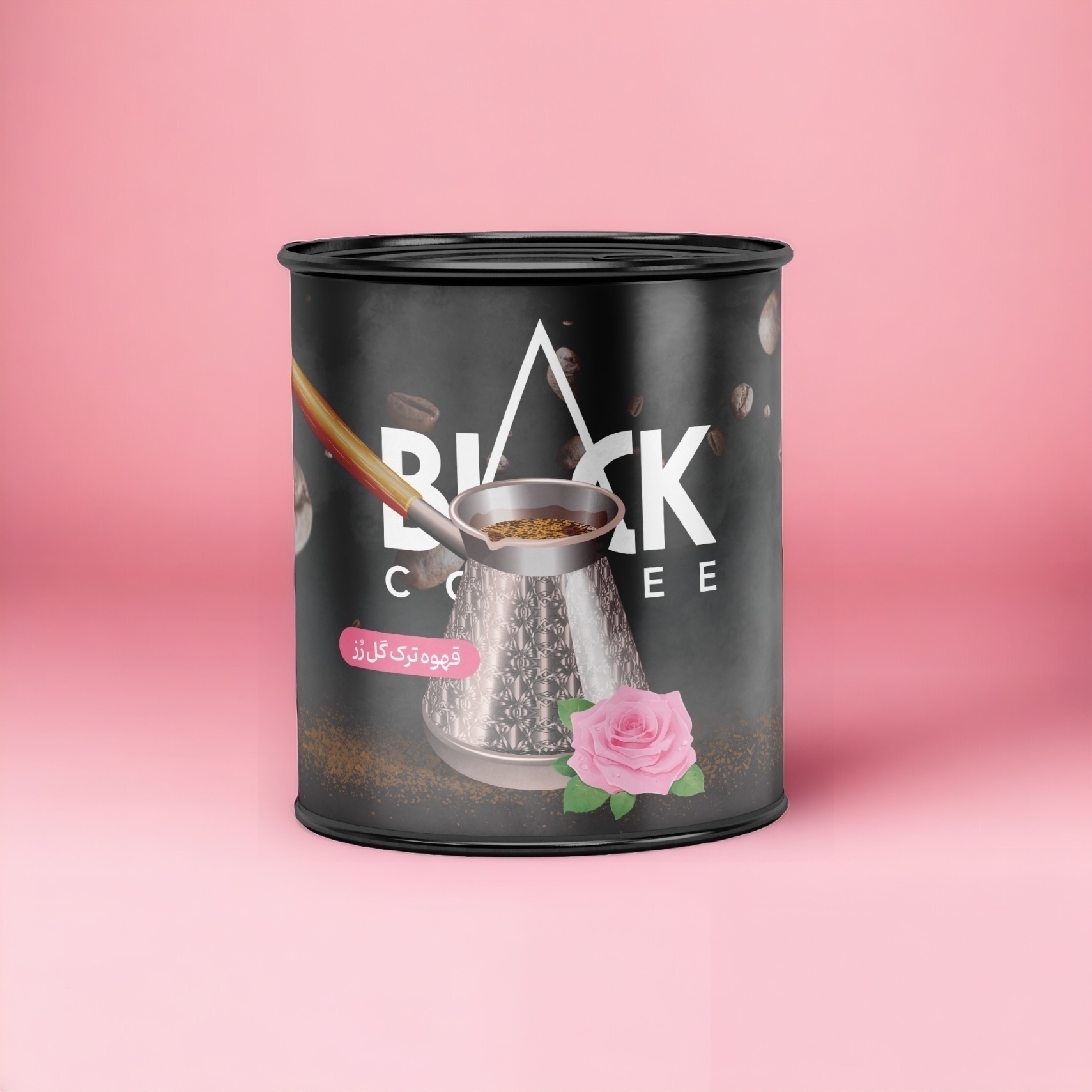  خرید قهوه ترک گل محمدی بلک کافی Black Coffee Iran 