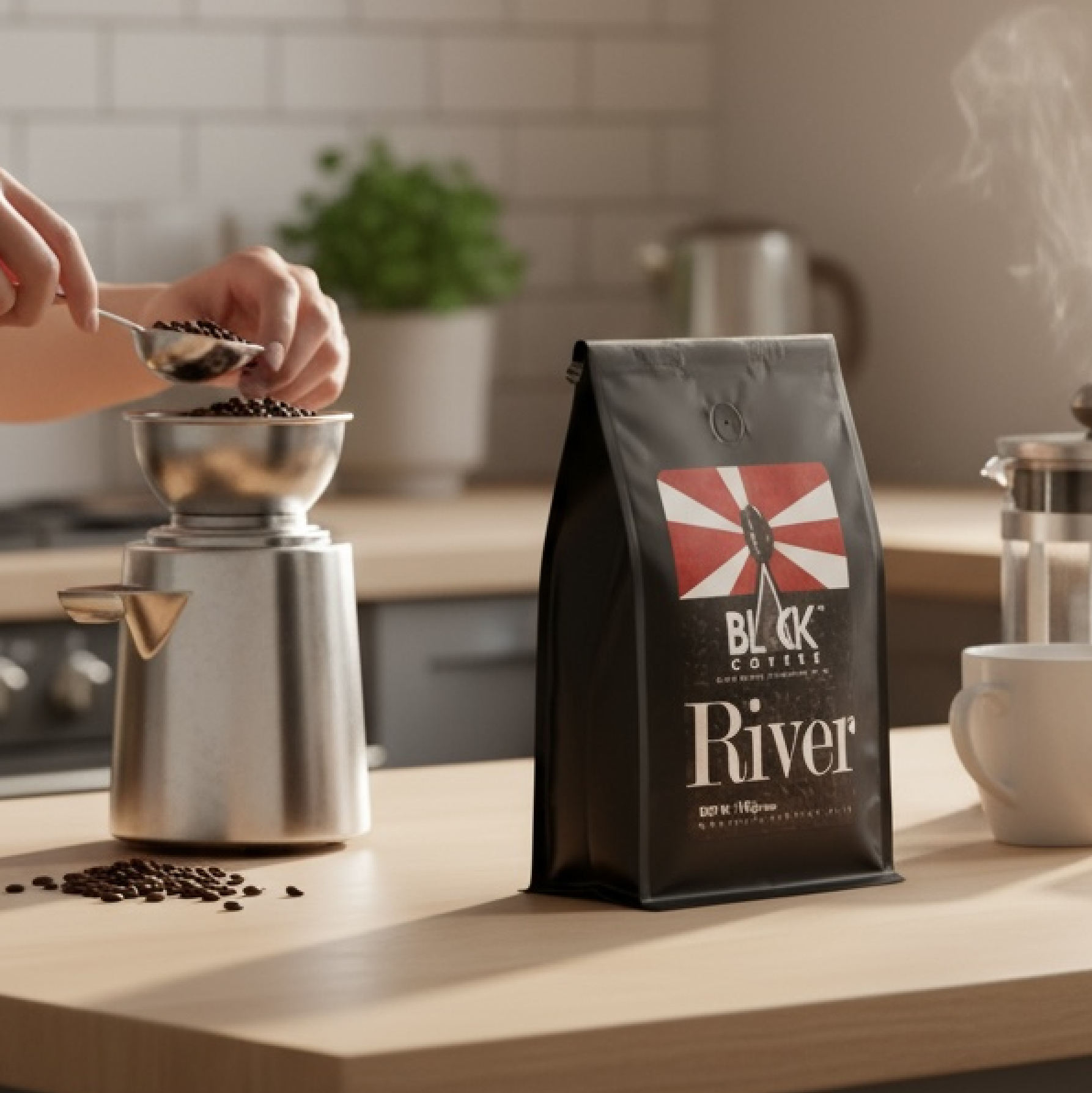  خرید قهوه پنجاه درصد عربیکا بلک کافی 