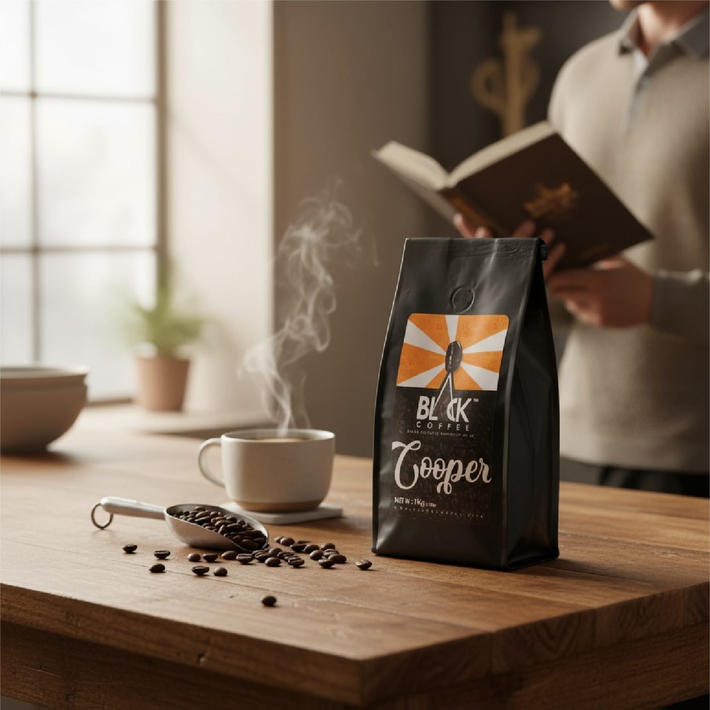 فروشگاه دانه قهوه ۷۰٪ عربیکا cooper ایران بلک کافی کوپر