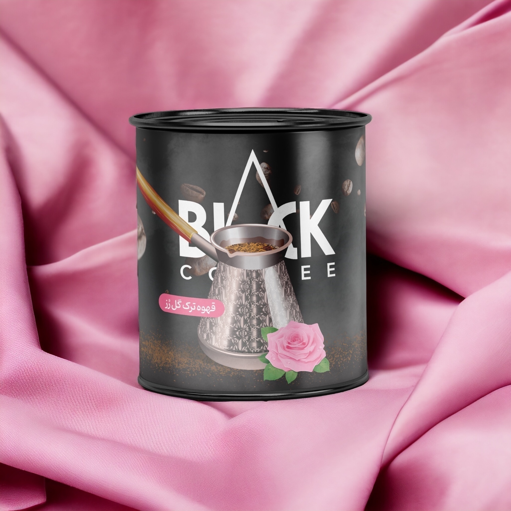  خرید قهوه ترک گل محمدی بلک کافی Black Coffee Iran 