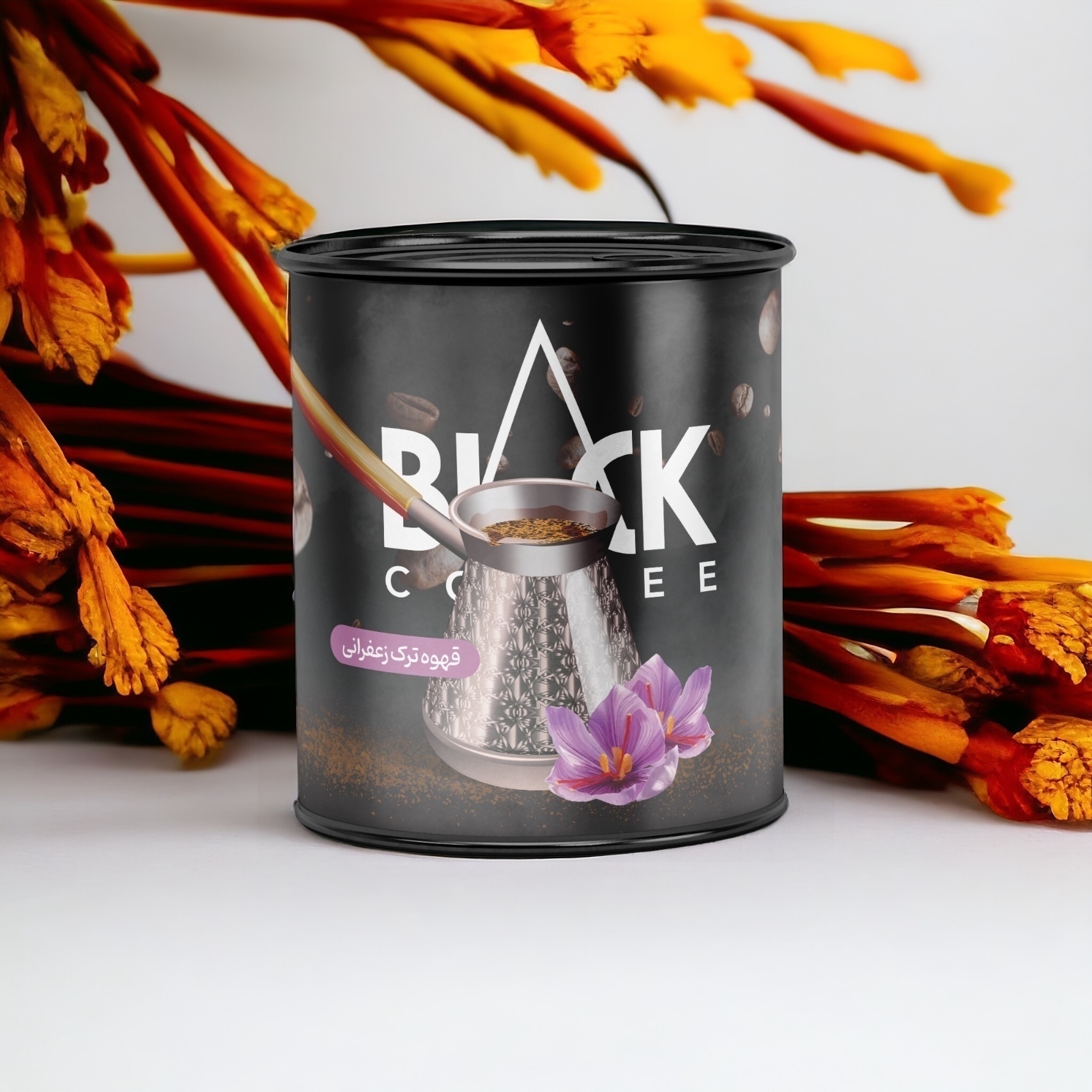  خرید قهوه ترک زعفران بلک کافی Black Coffee Iran 