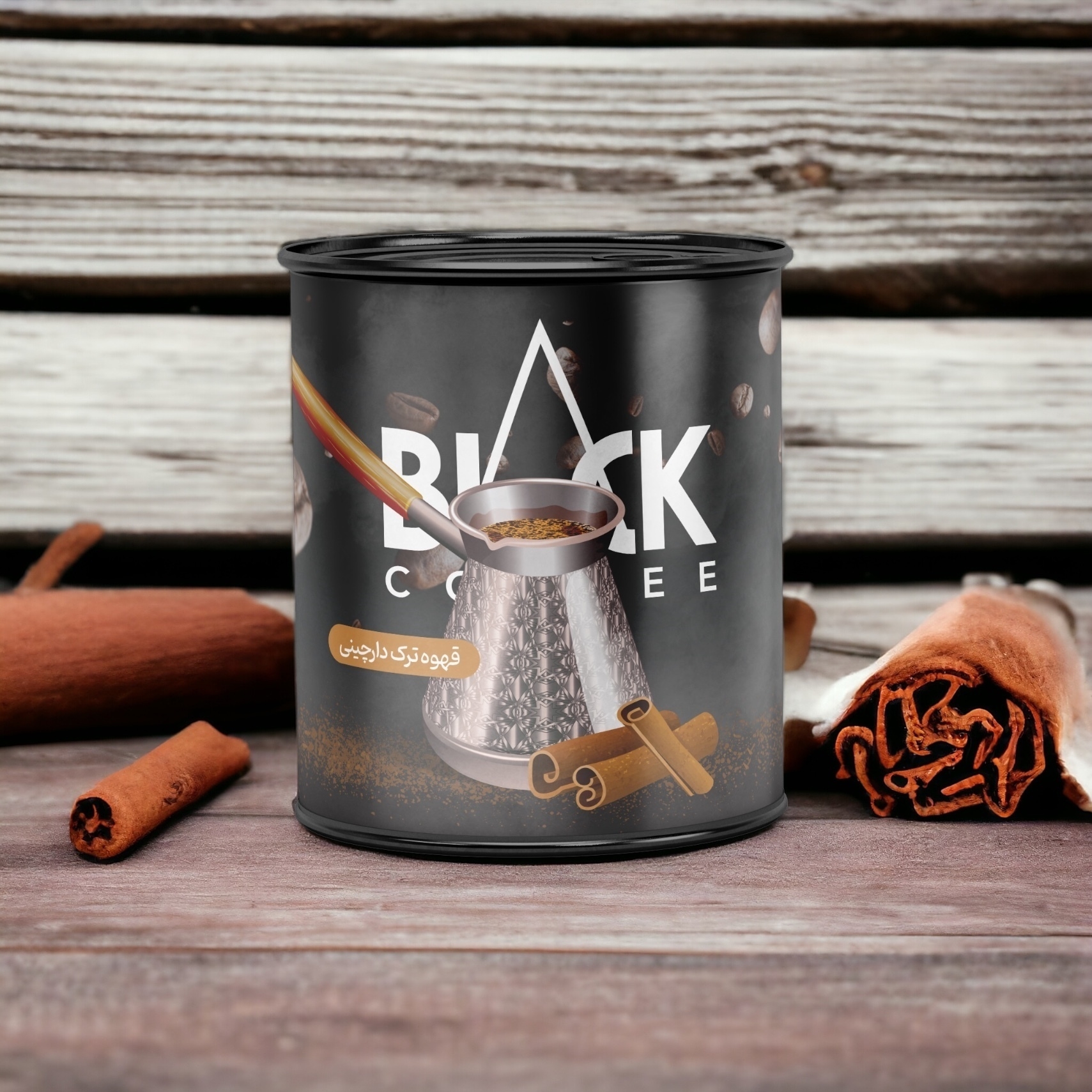  خرید قهوه ترک دارچینی بلک کافی Black Coffee Iran 