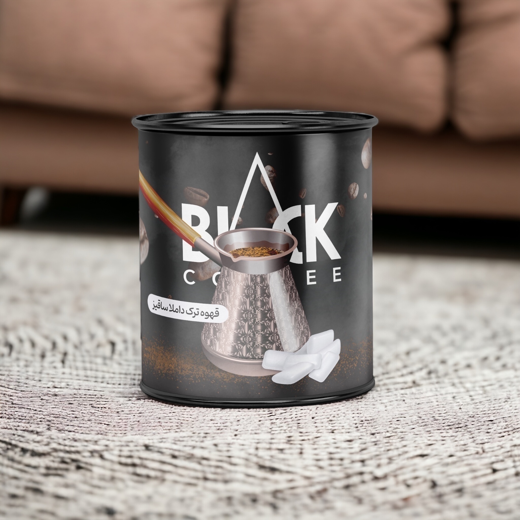  خرید قهوه ترک داملا ساقیز بلک کافی Black Coffee Iran 